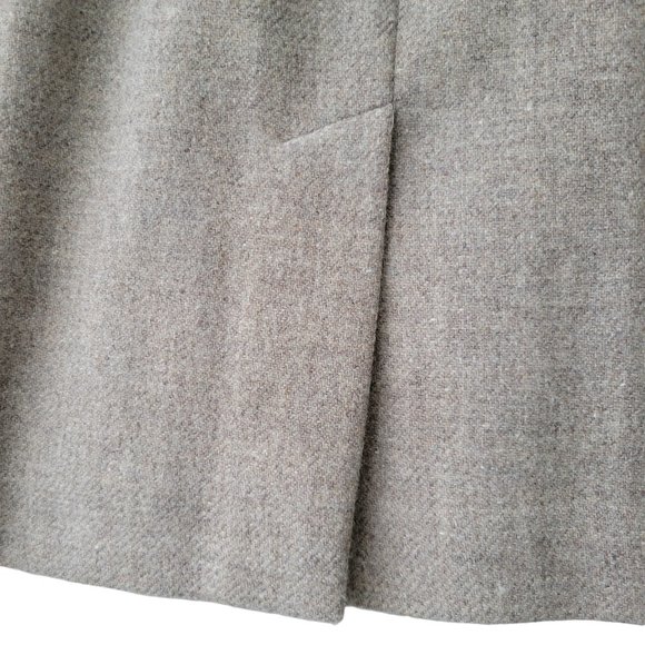 Jones New York Tan Straight Knee-High Wool Skirt Women’s Size 14P - Picture 6 of 13